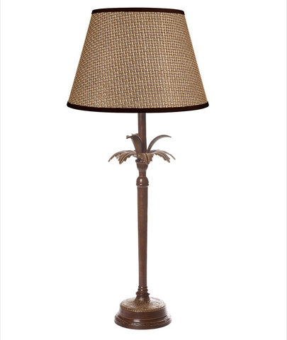 Casablanca Palm Tree Table Lamp Base - Brown