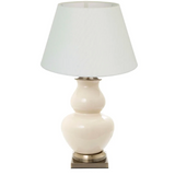 Double Gourd (Matisse) Table Lamp Base - Cream