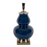 Double Gourd (Matisse) Table Lamp Base - Midnight Blue