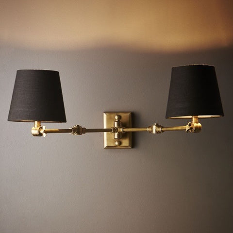 Worcester Wall Lamp - Antique Brass