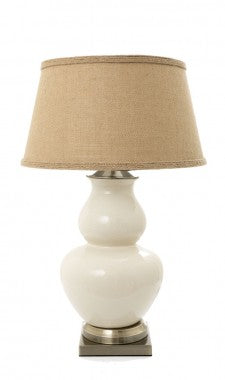 Double Gourd (Matisse) Table Lamp Base - Cream