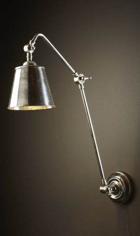 Cromwell Wall Lamp - Antique Silver