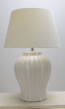 Drawbridge Table Lamp Base - Cream