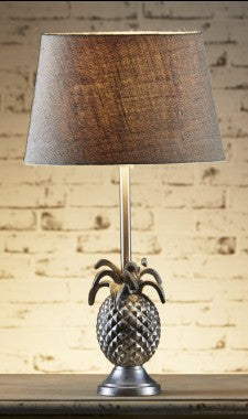 St Martin Pineapple Table Lamp Base - Silver