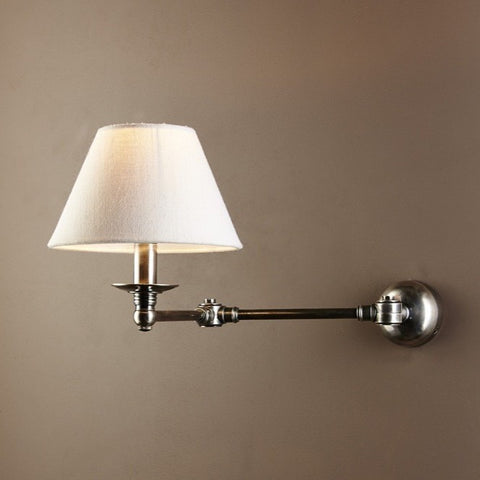Portland Wall Lamp - Antique Silver (base only)