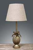 St Martin Pineapple Table Lamp Base - Antique Brass
