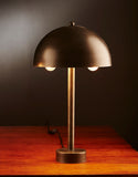 Parker Table Lamp in Antique Zinc