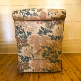 Beautiful vintage Bennison linen upholstered armchair