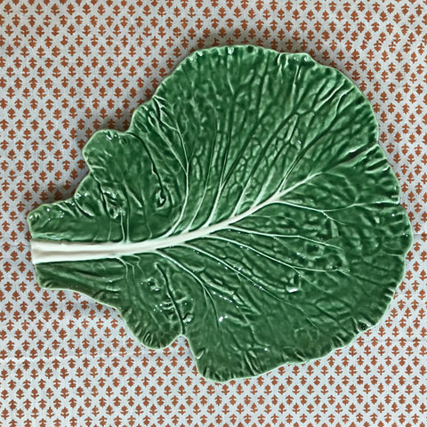 Cabbage Ware - Leaf Shaped Cheese Platter