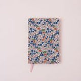 Liberty lawn covered A5 notebook - Poppy Forrest B (Navy, Olive, Terracotta)