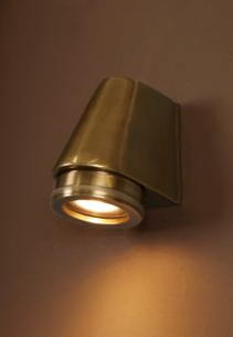 Seaman Outdoor Wall Lamp - Antique Brass