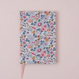Liberty lawn covered A5 notebook - Betsy P (Pale Blue)